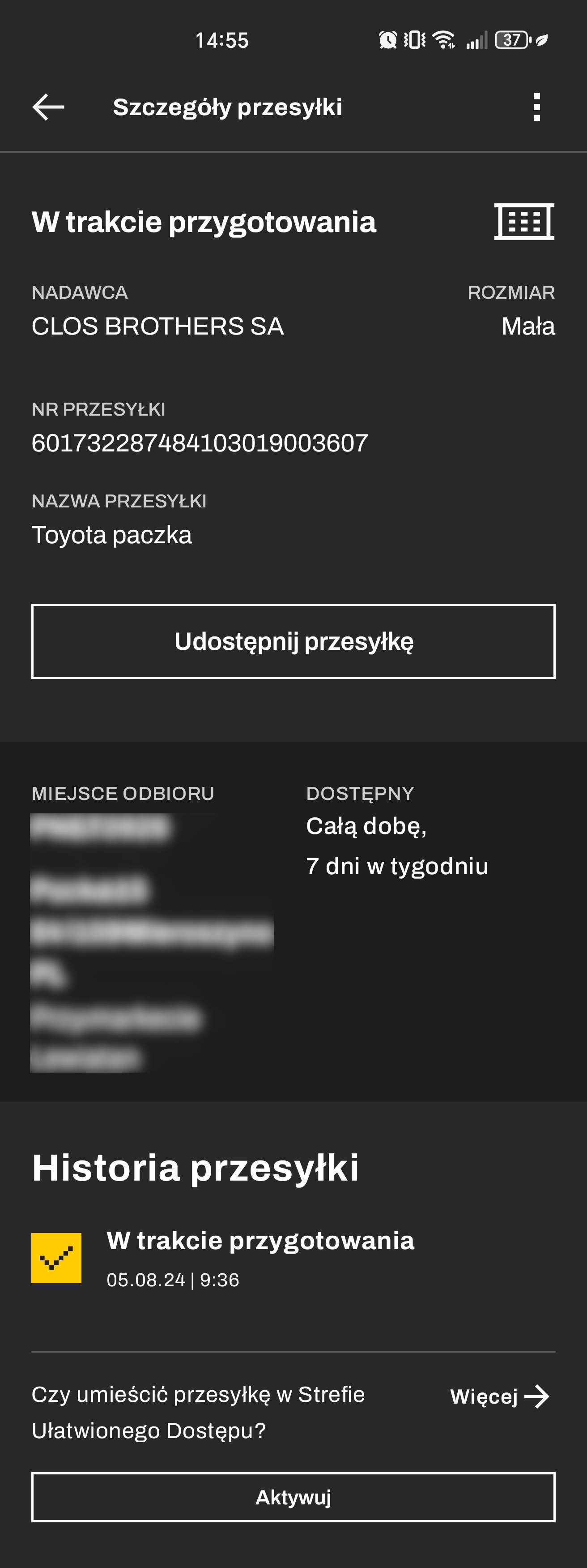 Klub Rekordowych Przebiegów Toyoty rok czasu wysyła mi paczkę - jestem wzruszony tym wyróżnieniem xD